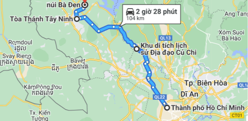 Tunnels de Cu Chi et Temple Caodaïste de Tay Ninh – 1 jour