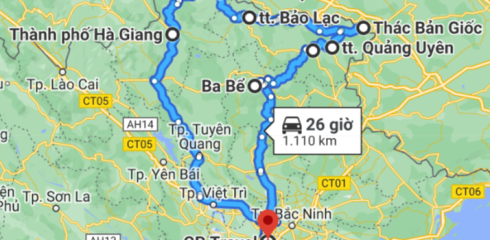 La Boucle Nord-Est  Sur 7 jours: Ba Be - Cao Bang - Meo Vac - Dongvan  