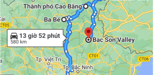 Ba Be, Cao Bang et vallée de Bac Son