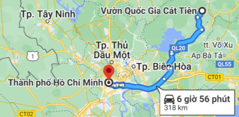 Escapade au parc national de Nam Cat Tien – 2 jours