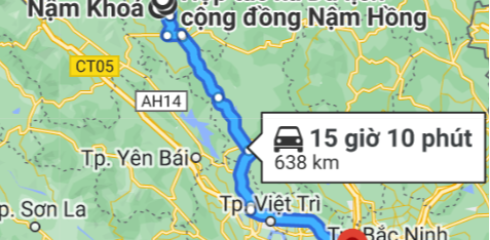 Randonnée en terre inconnue de Hoang Su Phi