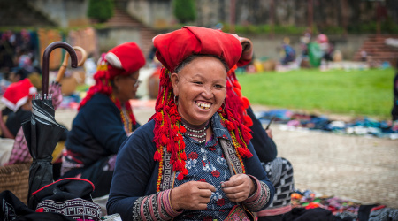 Au pays des Hmong, Hanhi, Dzao à Bat Xat et marché Muong Hum 