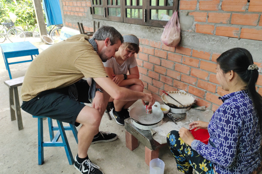 Marché flottant Cai Be et île de Tan Phong